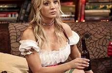 kaley cuoco penny oktoberfest tbbt dirndls hot celebhub celebridades kaleycuoco