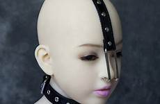 nose hook neck collar slave bondage head leather toy toys sex women stainless steel adult alternative harness soft flirting plug