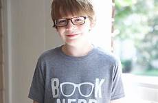 nerd book kids shirt school back