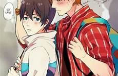 anime gay cute couples makoharu yaoi makoto club choose board lgbt tokyo emo