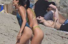 kendall jenner sexy beach bikini her day flaunts thong aznude thefappeningblog