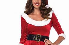 christmas costume sexy santa women costumes sweetie white