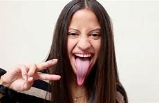 long tongues tongue people longest girl woman very sexy face mouth her teeth amazing sensual licking look rightthisminute others tongued