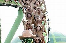 naked rollercoaster ride charity thrill bid cancer big island southend adventure seekers stripper make take part