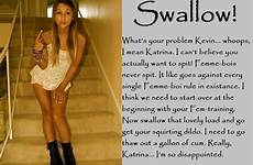 sissy tg captions forced swallows feminization bimbo