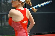 tennis carver big jordan playing hot boobs cleavage show