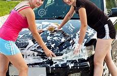 car washing womans preview cleaning