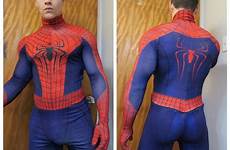 spiderman spandex superhero lycra selfie