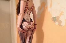 skeleton sexy bodysuit smutty ass sexart
