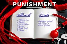 rules bdsm punishment punishments list limits