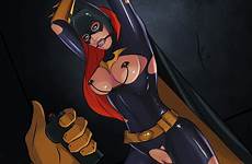 bondage nipple bat hentai batgirl comics heroineaddict dc foundry superhero erotic