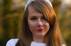 bunny sexy rabbit makeup cute halloween ears outfit costume easter face costumes flawssy diy happy make simple wonderland kids paint