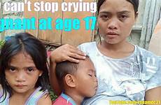 filipino filipina crying