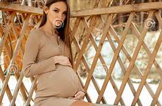 pregnant young girl beautiful blonde maternity fashionable preview