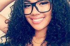 glasses hair girls curly mixed girl hairstyles cute women beauty geeky afro tumblr styles choose board natural