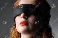 blindfolded stock