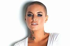 mack christy machine mma war fighter worth story women actress has she bald ufc head fighters star shaved jon her