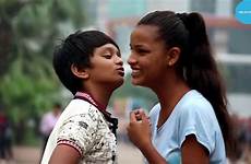 indian boy kissing small prank