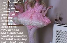 sissy captions frilly humiliation prissy panties maid bras