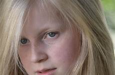 girl blond child face pretty portrait lips adolescent fashion eye children kids