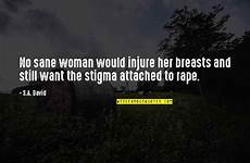 rape sane injure breasts stigma attached