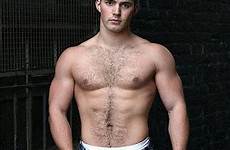 hairy jock shirtless chest male hunk prison boys muscle young jail hair guy man beefcake p235 4x6 bars studs aug