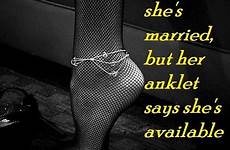 hotwife anklet submissive anklets cumception