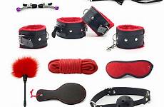 bondage pcs kit sex vibrator bdsm handcuffs restraints adult