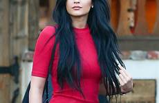 kylie jenner dress mini red hot dresses calabasas tight cantina sagebrush party style leaving legs short figure body outfits off