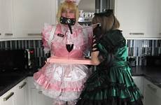 sissy forced maid training mistress maids french lady lockable penelope kent pvc lingerie satin homestead club petticoats uniforms extensive range
