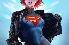 supergirl hti nia artstation superhero
