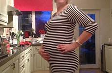 pregnant 53 woman stomach her ibs year lyn but months after looked size swollen giant nine perrett she doctor cancer