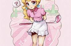 mario peach princess bros super peachy golf zerochan