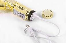 rechargeable thrusting modes rotating stimulator vibrator dildo clitoris