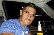 latino muscular male huge beer holding hunk n401 biceps 4x6 arms truck