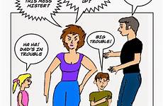 spanking spank stories comics spanked get too dad mom adult fm comic teacher dads classroom glenmore sex