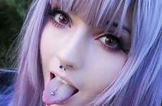 emo cute goth girls hot gothic scene choose board chica heavy hair saved purple anubis armando lycan
