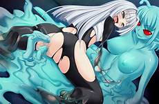 slime vore anime girls anal girl sex clothes goo ahegao monster nude pack 2girls bodysuit pussy melting dissolving transformation amputee