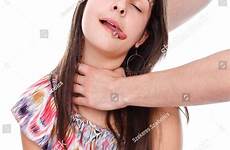 neck choking girl hand young stock shot studio shutterstock search