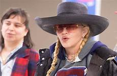 madonna her coat puffy getty puffer wearing stop foxnews