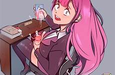 futa futanari mafuyu masturbation newgrounds masturbating cock dickgirl deletion