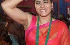 kajol armpits hot sleeveless blouse underarms aunty desi saree fleshy chopra gautam actress bhabhi