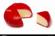 cheese red babybel wax cover wedge sliced alamy off