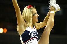 cheerleaders uconn cheerleader cheerleading college cheer football ncaa sexy heel stretch university basketball hot oops athletics huskies girls sports american