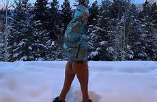 bikini kardashian kourtney snow jenner kendall aspen thong instagram copies her she family bikinis photoshoot swimsuit poses just wears alps