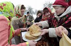 pancakes russians eating dedicated entire