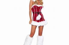 naughty santa costume mrs claus ms mini dress miss sexy adult c143 belt outfit costumes womens size nice 7thavenuecostumes