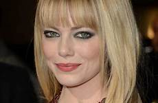 celebrities sexy women sexiest secret celebrity emma stone cute bangs famous bang victoria styles hair most beautiful style hairstyle eyes