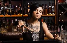 bartender doing pour job her drinks pouring bar sizes madly she just love bartenders drink barmaid standard liquor attractive reasons