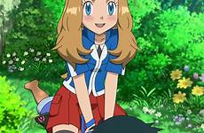 pokemon deviantart ash serena comics forest playing sexy characters anime choose board saved